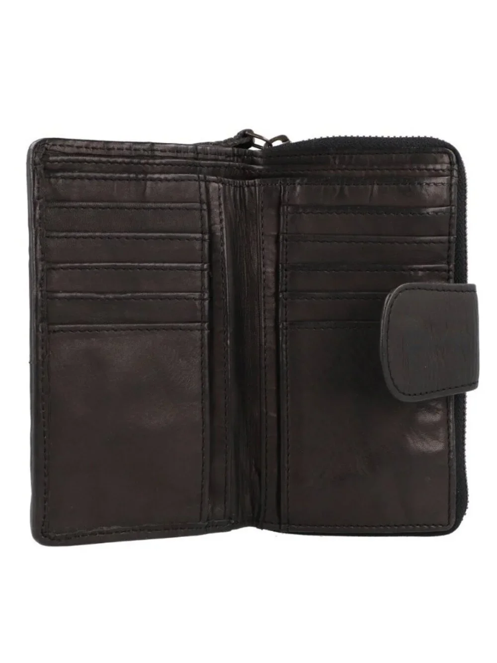 Harbour 2nd Lucinda Leather Wallet RFID Protection Dark Ash